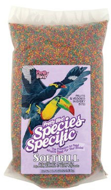 Pretty Bird International Small Softbill Bird Food, 20 Lb.