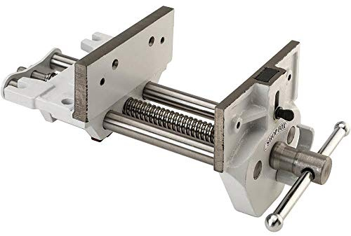 Shop Fox D4327 7-Inch Quick Release Wood Vise, Silver
