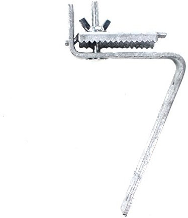 - canalón PVC 25 semi-redonda – Estribo para teja épaisse sujeción cocodrilo