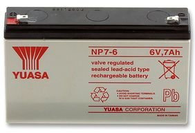 Best Price Square Battery, Lead-Acid 6V 7AH BPSCA NP7-6 - BT00572