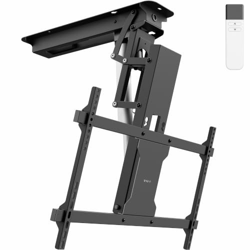 VIVO Electric Ceiling TV Mount for 23 to 55 inch Screens, Flip Down Motorized Pitched Roof VESA Mount, MOUNT-E-FD55