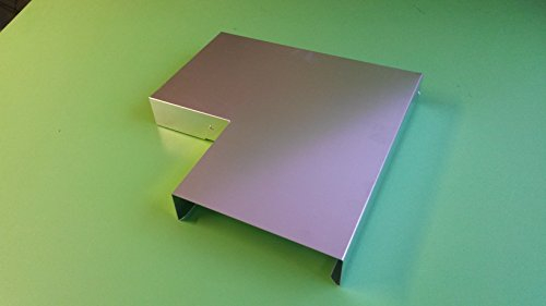Ecke 90° Mauerabdeckung Attika Aluminium Natur 1,5 mm (Zuschnitt 50 cm (groß))