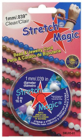 Stretch Magic Bobina Cordel de joyería, Transparente