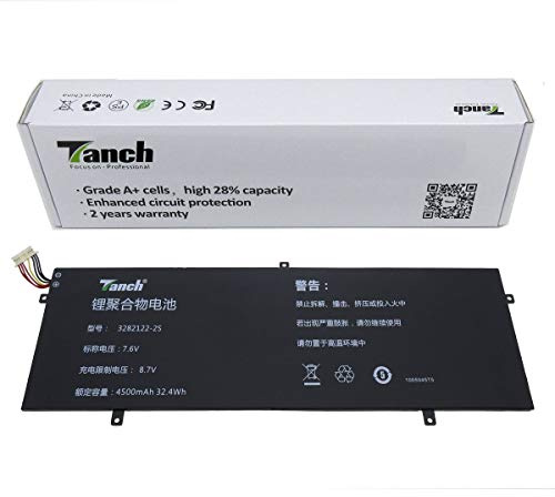Tanch Laptop-Akku für Jumper Ezbook 3S 3 Pro V4 EZbook 3L Pro Peaq Slim S130 Trekstor Surfbook A13B Primebook C11 (7.6V 4500mAh)
