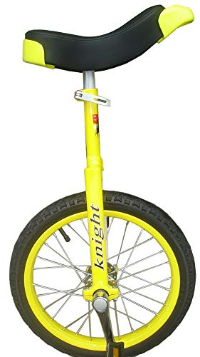 HWF Einrad Kinder Einrad für Anfänger, 16 Einrad für Kinder, 20/ 24 Einrad für Erwachsene, Klein 12 Einrad für 5 Jahre Alte Kinder/Jungen/Mädchen (Color : Yellow, Size : 16 Inch Wheel)
