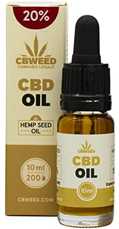 CBWEED - Olio di Canapa aromatico CBD 20% - 10 ml - Senza conservanti artificiali