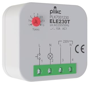 Plikc - Relé electrónico silencioso biestable 230 V CA (temporizado - ELE230T)