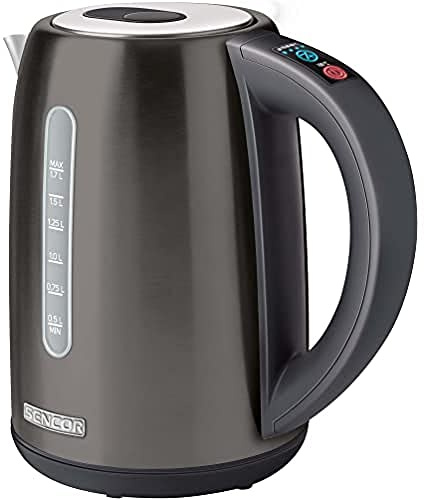 Bouilloire Électrique à Température Variable, 1.7 L Capacité, 2150W, Noir Sencor SWK 7708BK