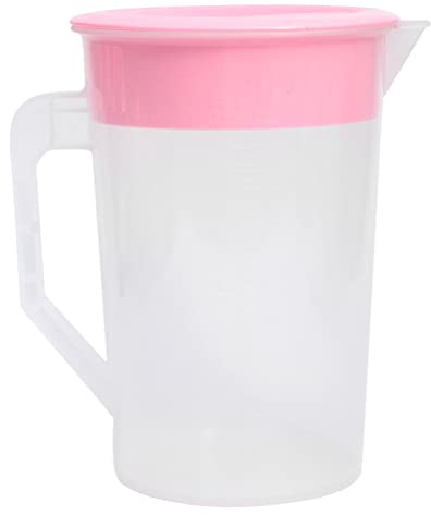 HEMOTON Flasche Kaltes Wasser Cold Brew Teeflasche Limonadenkrug Aus Kunststoff Klarer Wasserkocher Saft Wasserkocher Für Getränke Milch Eistee Krug Mit Kaffee Plastik