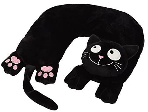 Ed, The Cat nackkudde | Innerkudde av bomull fylld med riktiga körsbärskärnor