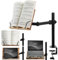 Book stand with clamp