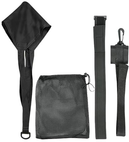 Ausdauertraining Set | Wasserwiderstandsgürtel | Stationärer Schwimmlehrer, Schwimmschirm Zubehör, Schwimmtrainingsausrüstung Widerstandsgürtel