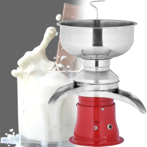 DPLWJPP Macchina Centrifuga Panna Professionale,Separatore Crema Elettrico in Acciaio Inox,per Separare Latte,Latte Capra,Latte Cammello,Latte di Pecora