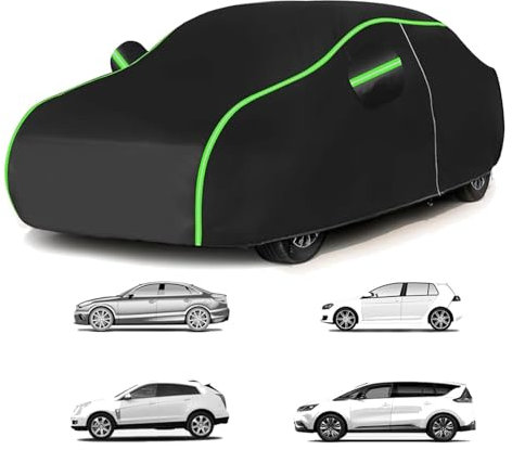 Car Cover for Jeep Wrangler TJ 1997-2006 (413 x 168 x 178cm),Breathable, dustproof, rain and snowproof, UV-proof, paint protection, anti-aging, usable in all seasons