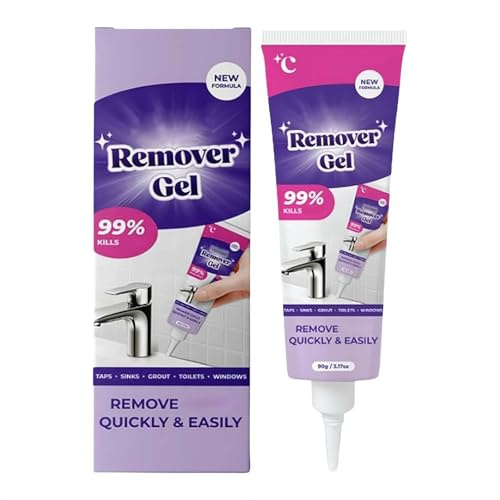 VexClean Mold Remover Gel, Vexclean Mould Cleaning Gel, Powerful Household Cleaning Gel, Penetrates Deeply All Surfaces, Multifunctional Remover Gel for Bathroom and Kitchen Wall Tile Gaps