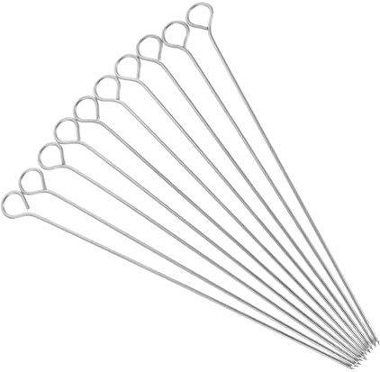 SOIMISS Pasadores de Mecha para Velas de Acero Inoxidable 10 Piezas Herramientas de Aguja para Hacer Velas DIY Resistentes y Multifuncionales Kit para Artesanía de Manualidades Apto