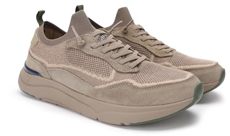 PITAS | TUI Man | Zapatillas Hombre Casual | Náuticos para el Invierno | Mocasines | Zapatillas de Vestir | Zapatos sin Cordones | Deportivas Casual | Calzado Walkinpitas | Beige 42