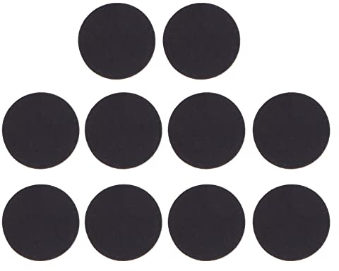 Kadagg Lot de 10 aimants adhésifs pour travaux manuels Aimants Ronds Flexibles avec Support adhésif Petits aimants Collants