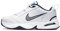 Nike Herren Air Monarch Iv Fitnessschuhe, Weiß Midnight Navy Metallic Silver, 44.5 EU