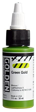 Golden Farbe, sehr flüssig, 30 ml, Grüngold