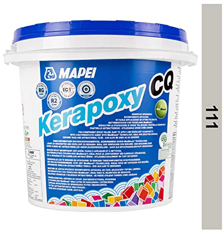 KERAPOXY CQ MALTA EPOSSIDICA BICOMP. PER FUGHE KG. 3 MAPEI, COLORE GRIGIO ARGENTO/111