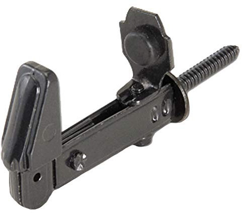 Cerniera CombiArialdo Nero, Fermo Finestra Regolabile Stilizzato con Fermo Reversibile, 110 mm