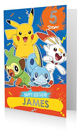 Danilo Promotions LTD Offiziell Pokemon Geburtstagskarte