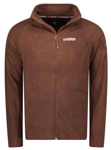 Geographical Norway Tug Men Fz - Giacca Uomo Pile Sottile Zip - Giacca Calda L'Autunno Inverno Primavera - Maglione Pelliccia Maniche Lunghe - Morbido Comfort All'Aperto