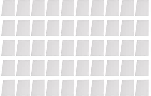 Keebgyy 50 Blatt Präsentationsmappen, Präsentationsmappen, Premium Präsentationsmappen in Lederoptik, Brauner Fester Einband, Bindende Präsentationsmappen für Beruf und Schule(Weiß)