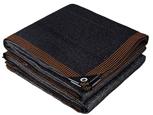 Voile Ombrage 6x4 ImperméAble Mat Voile D'Ombrage A Planter Voile D Ombrage AjouréE Tissu pour Pergola Filet Dombrage Noir,5x8m