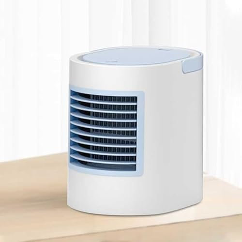 High-Tech Place WT-F11 380 ML Ventilateur elliptique Portable à Refroidissement par Eau (Bleu)