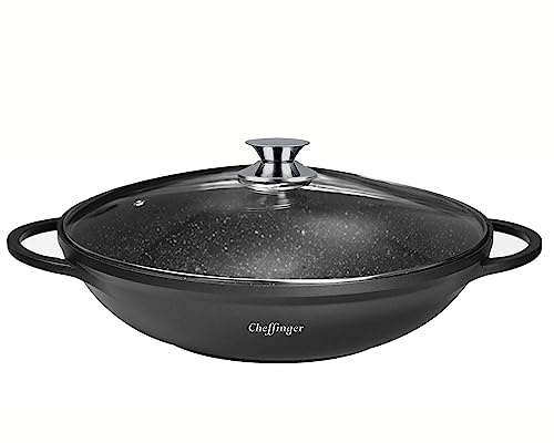 China Wok 36cm aluguß beschichtet