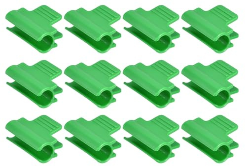 sourcing map Greenhouse Clamps for 5/8 PVC Pipe, 40pcs Greenhouse Film Clamps Shading Net Rod Clip Garden Hoops for Row Cover, Greenhouse Plastic Sheeting