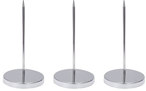 ISTOVO 3X Memo Halter Spike Stick fuer Rechnung Notenpapier