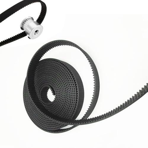 GT2 Zahnriemen, Gummi Zahnriemen, GT2 Riemen, GT2 Timing Belt, GT2 Zahnriemen, Geeignet für 3D Drucker, Textilindustrie, Automobilindustrie, Automatisierte Fertigung, 6mm x 5m