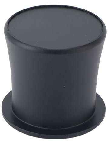 Kaffee-Dosierbecher aus Aluminiumlegierung, Genaue Einzeldosierung für 51 Mm, 53 Mm, 54 Mm Siebträgerkorb, Antistatischer Kaffeesatz-Dosierbecher für Kaffeeliebhaber (BLACK #11)