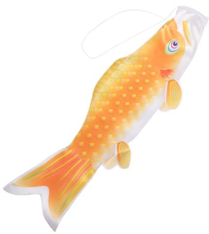 KITANDOVE Traditionelle -Fisch-windsocke Aus Hochwertigem Material Außendekoration Für Sushi-Restaurants Garten Und Feste Lange Japanische Karpfenflagge Für Kulturelle Feierlichkeiten
