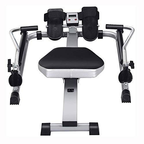 Fitnessgeräte Faltbare Rudergeräte Rudergerät für den Hausgebrauch Faltbares, hydraulisch einstellbares Rudergerät für den Innenbereich, multifunktionales Ruder-Fitnessgerät für Männer, Frauen und Mä