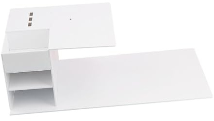 Cabilock Leichter Acryl Präsentationsständer für Wimpernverlängerungskissen mit Herausnehmbarem Regal und Pinzettenhalter für Beauty Salons und Wimpernverlängerungsarbeiten