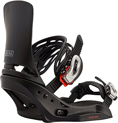 Burton Lexa EST - Fijaciones de snowboard para mujer, talla L (8+), color negro