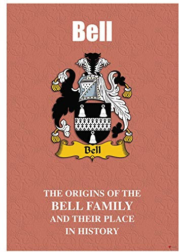 I LUV LTD Bell Anglais Nom de Famille Livret D'histoire avec de Brefs Faits Historiques