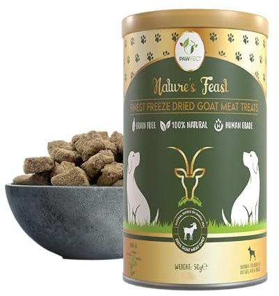 Pawfect Freeze Dried Hundesnack Ziege 50 gr.