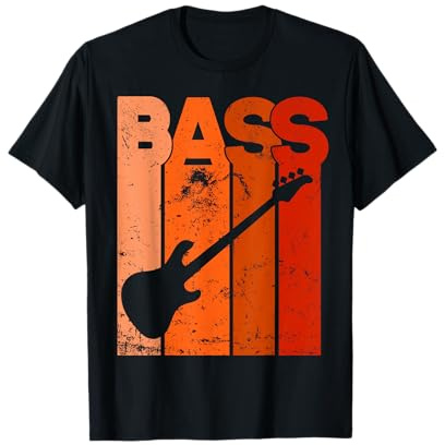 Gitarre Bass Bassist Vintage & Retro T-Shirt