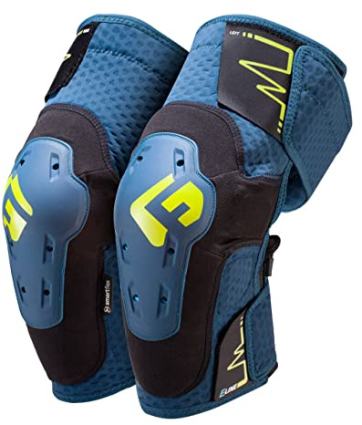 G-Form E-Line Knieschoner für BMX Mtb Dh Downhill Radfahren Skateboard Sturm Blau