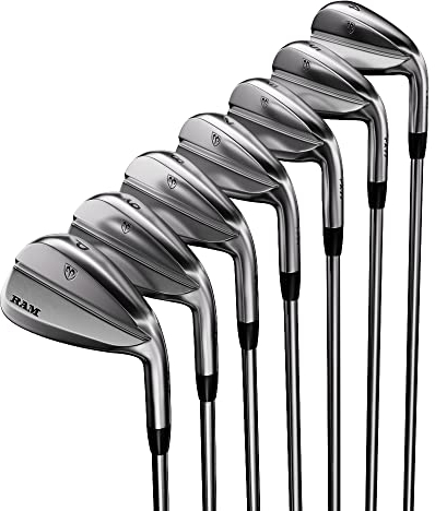 Ram Golf FX77 Stainless Steel Players Distance Iron Set 4-PW, MRH, Regular Flex