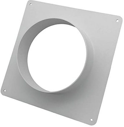 AZITICY Wandflansch Rohrverbinder - Verbinder Verbindungsstück Anschlussflansch Lüftungsrohr für Abluftventilator Rohrlüfter Abluftschlauch (Modell D / 150mm)