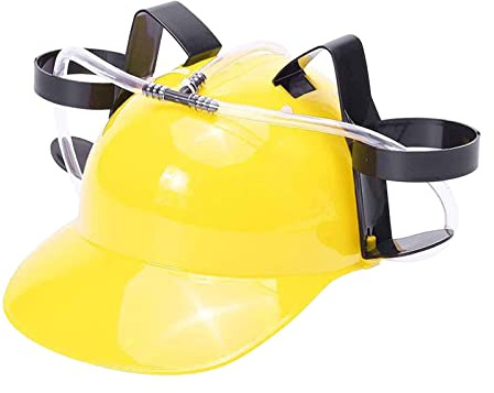 woyufen Casques Beer Soda Guzzler | Casques bière et Soda Guzzler,Casques Jouets pour bières, jus, eaux aromatisées, Cadeaux d'accessoires Jouets avec Deux vannes régulation