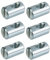 cyclingcolors 6x Tuercas de barril M6 x 20mm x12mm cilíndricas pernos muebles chapado acero