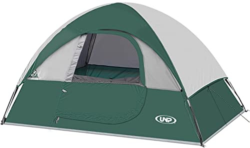 Tenda da campeggio per 4 persone, impermeabile, antivento, facile da montare, tenda a cupola portatile per campeggio