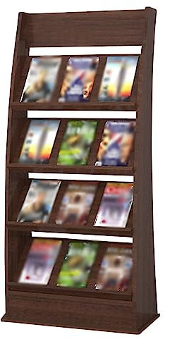 zeitschriftenständer zeitungsständer Zeitschriftenständer für den Boden, Weiches Holz Comicbücher Literatur Zeitungsbilderbuch Aufbewahrungshalter, für Wohnzimmer, Büro, Warteraum ( Size : 74.6x32x15